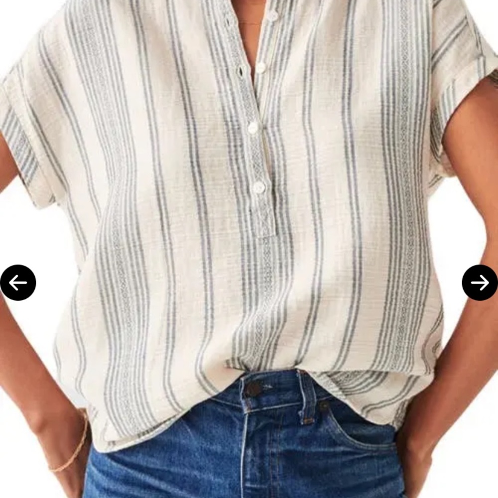 Faherty Desmond Striped Top